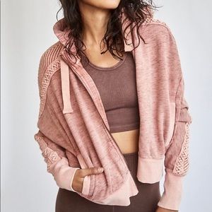 Free People Mountain High Cable Hoodie
